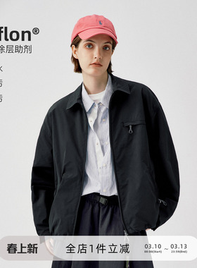 714street春季新款户外耐磨抗皱底特律夹克男士2025三防宽松外套