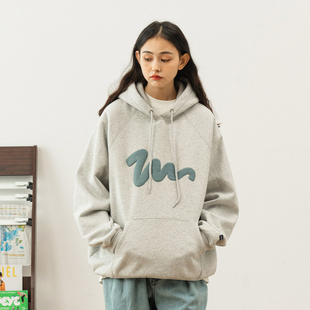 714street连帽卫衣情侣春秋款 男潮牌ins上衣宽松重磅cityboy帽衫