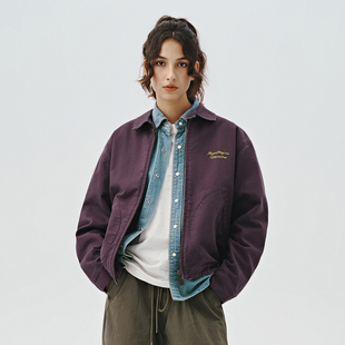 破坏水洗底特律夹克 外套男女2024秋冬新款 714street美式 复古工装