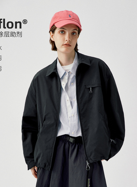 714street春季新款户外耐磨抗皱底特律夹克男士2025三防宽松外套