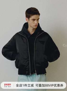 714street高端线 BEHALF 天丝缎面 磁吸纽扣 3M新雪丽 bomber棉服