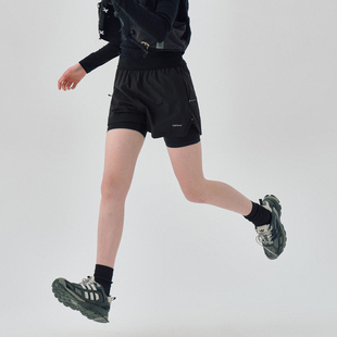 户外抗皱弹力骑行跑步裤 新款 男女夏季 714street轻薄透气运动短裤