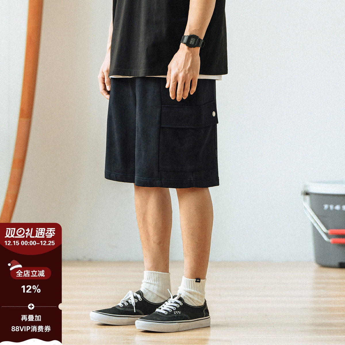 五分裤休闲针织卫裤卫裤