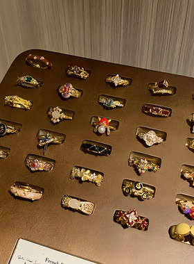 「金饰叙事」国潮风小众文艺感元素戒圈系列时尚矜贵大方得体指环