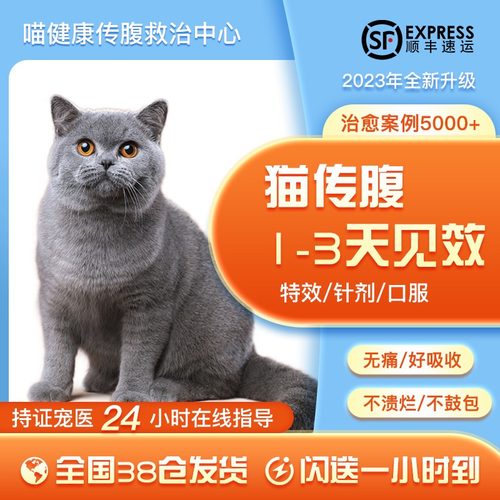 猫传腹治疗干性湿性抑制针剂口服
