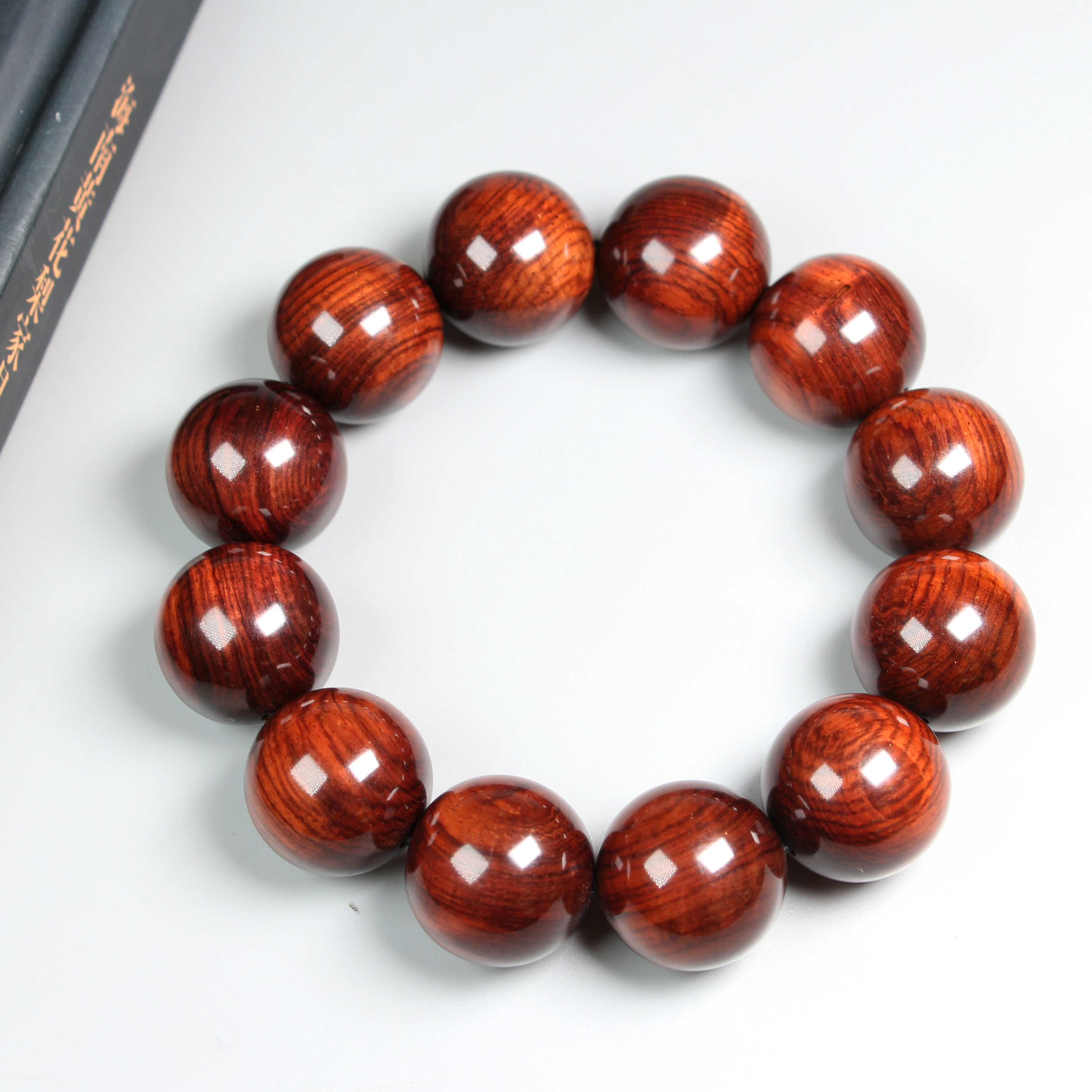 天然海南黄花梨木手串男女同款