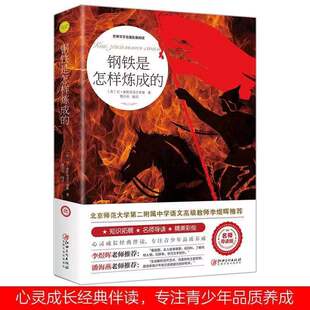 带批注版 钢铁是怎样炼成 名师导读版 课外阅读书阳光晋熙 正版 原著中学生版