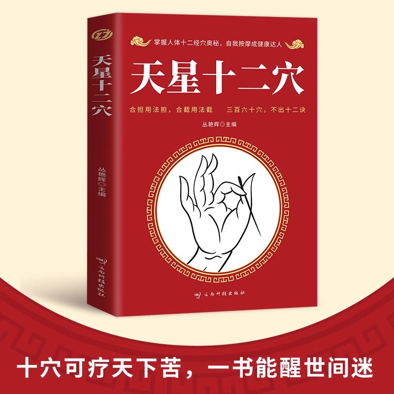 天星十二穴 丛艳辉著 掌握人体十二经穴奥秘自我按摩成健康达人中医药中医基础理论穴位中医针灸学中医入门书dfwl