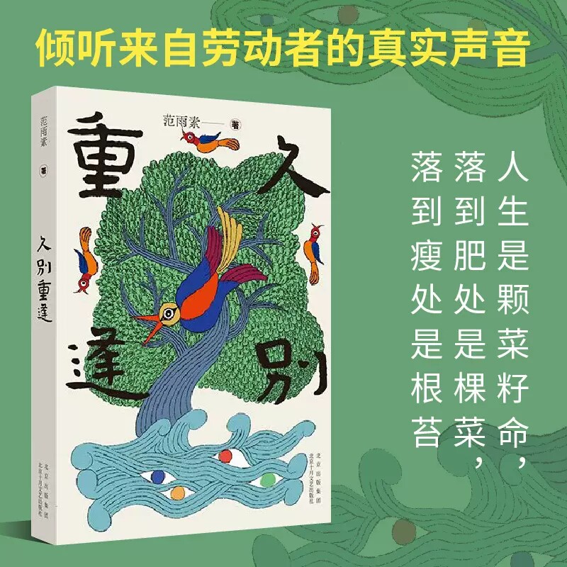 久别重逢 范雨素《我是范雨素》作者长篇小说 收录手写诗 劳动者的星辰 杨本芬秋园 现代当代文学散文属于什么档次？
