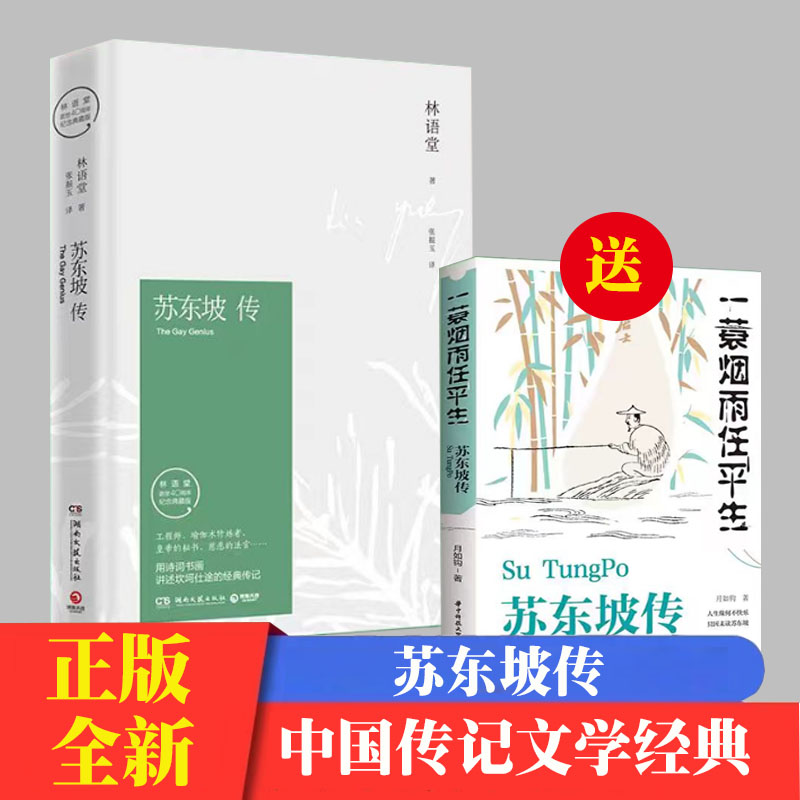 苏东坡传 林语堂著纪念典藏版 诗词书画讲述坎坷仕途 湖南文艺出版社 苏轼传文学国学历史名人物传记正版书籍 书籍/杂志/报纸 人物/传记其它 原图主图