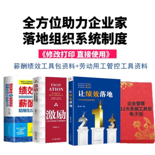 让绩效落地薪酬绩效系统资料包劳动用工风险管控陈松著绩效考核与薪酬激励精细化设计人力资源管理书籍