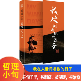 哲理小句 我在人世间凑数的日子 脱下生活的桎梏 在人情世故里撒野