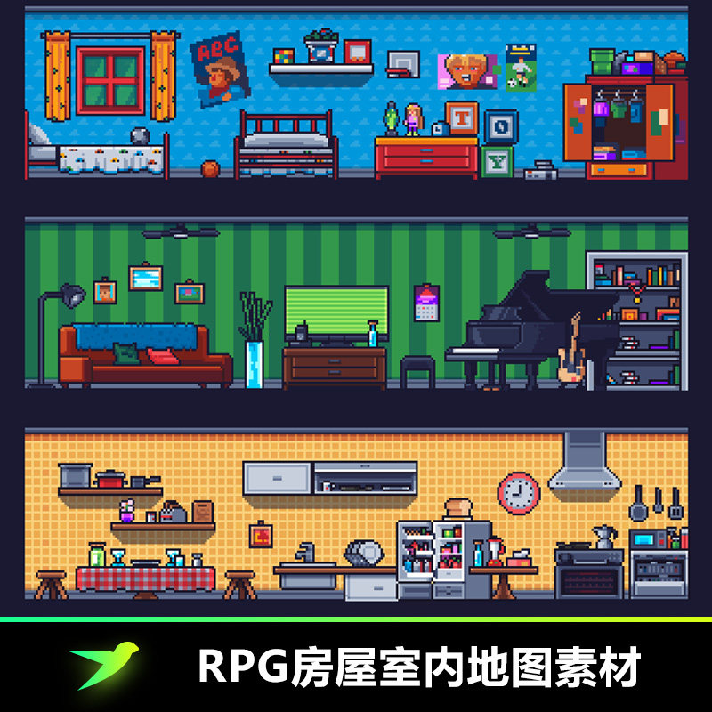 Rpg游戏素材素材模板 Rpg游戏素材图片下载 小麦优选