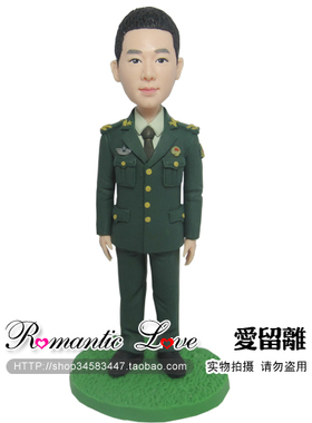 部队警察陆军常服老兵退伍纪念品