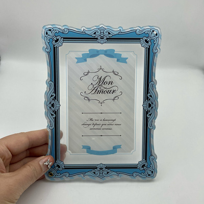 fukuya经典框大框亚克力谷美展示架ins风明信片收纳拍立得摆件