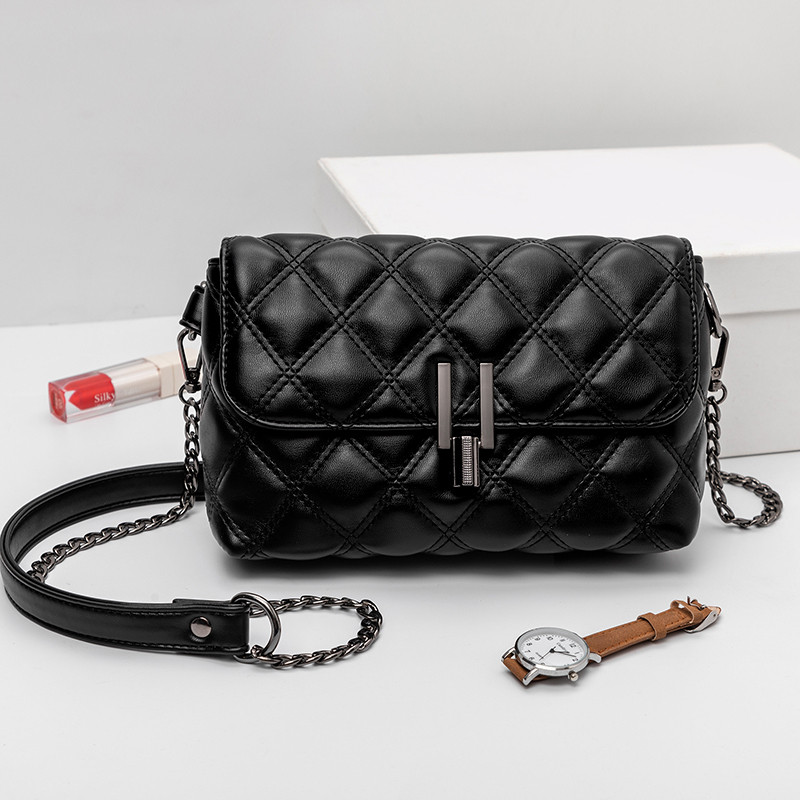 头层牛皮单肩斜挎包女包软真皮链条小方包时尚百搭通勤包2025新款,箱包皮具/热销女包/男包,通用款女包,淘宝优惠券,粉丝福利购,淘宝优惠卷