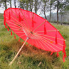 Tassels ancient costume Umbrella Flower cos Red Umbrella comic Antiquity Hanfu YouZhiSan photograph Props umbrella