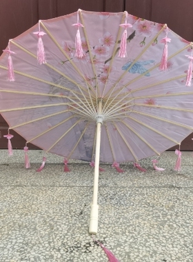 花瓣流苏伞演出道具伞旅游拍照伞