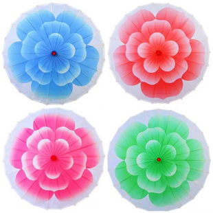 绸布伞茉莉情怀专用茉莉花伞舞蹈伞古典伞演出绸布伞工艺伞道具伞