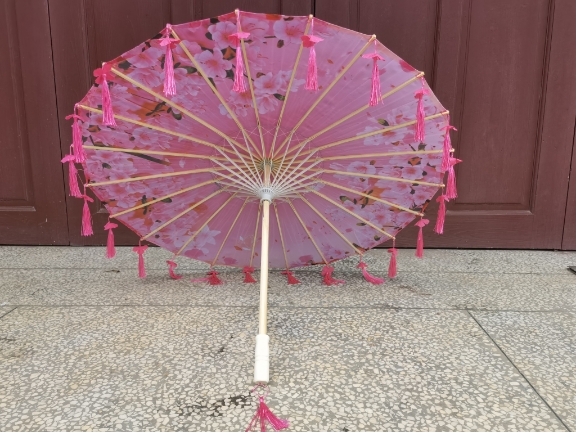 跳舞工艺伞流苏花瓣伞演出道具伞