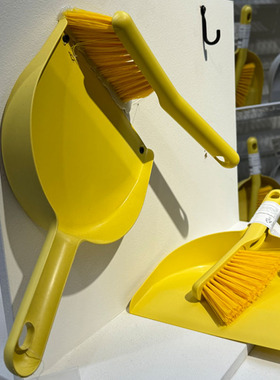 宜家佩普里格畚箕和刷子清洁刷桌面灰尘清洁刷铲子带扫把国内代购