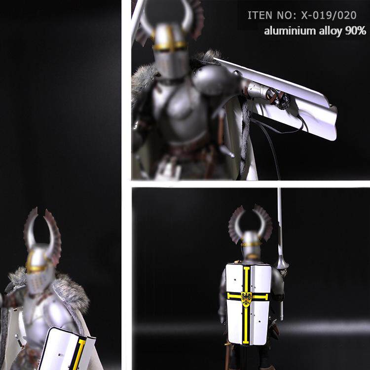 1/6 合金 古罗马 长矛 2色 X-019 中世纪 DIY 配件 兵人 手办模型