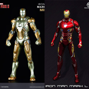 1/12 CS钢铁侠MK50 Comicave正版手办合金 超可动发光 腹仇者联盟