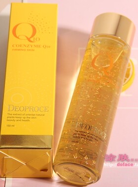 韩国原产迪戈内斯Deoproce辅酶Q10柔肤水紧肤弹力补水保湿滋润亮