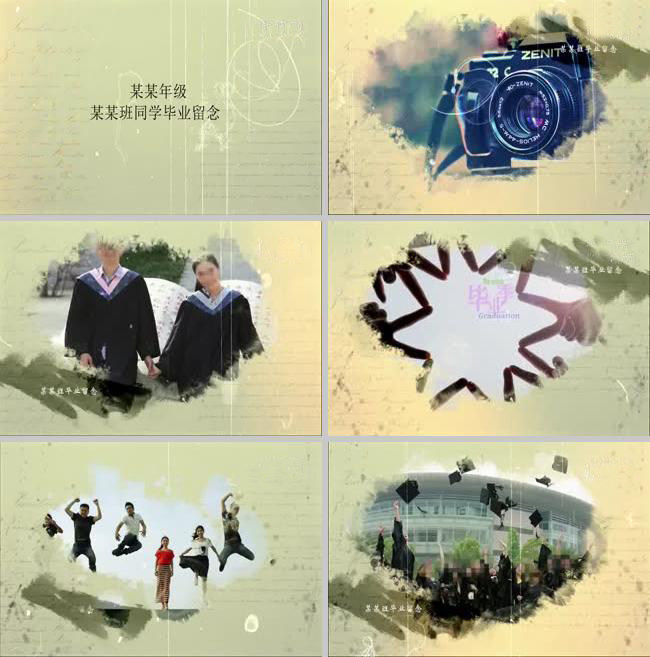 edius复古同学聚会电子相册模版ed片头浪漫
