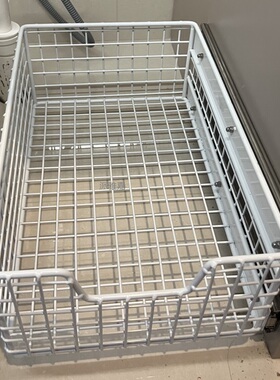 派雅嘉厨柜不锈钢拉篮特窄超小拉篮单边装滑轨收纳篮 定制厨柜篮