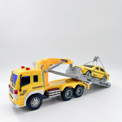 救援拖车文艺车玩惯性声光礼盒