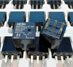 1CH 30A U03原厂松川汽车大功率继电器5脚DC12V 50A 898H