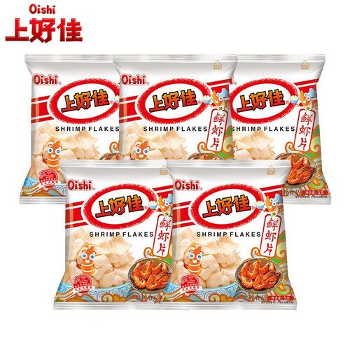 上好佳薯片鲜虾片鲜虾条5克
