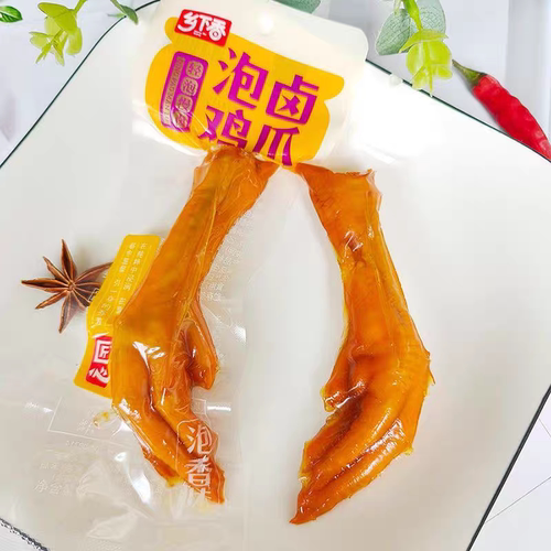 乡下香泡卤鸡爪42g脆皮凤爪32g温州特色卤制休闲独立包装组合零食