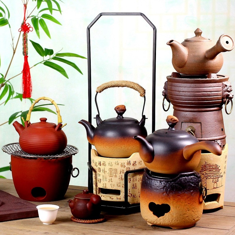 围炉煮茶壶红泥炉炭炉茶炉橄榄碳炉小火炉砂铫酒精风炉仔茶具烤茶