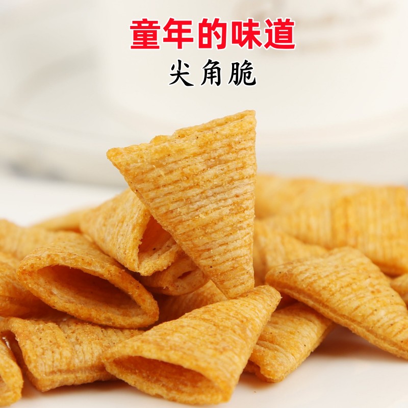 芽小七尖角脆锅巴海苔香辣味袋装