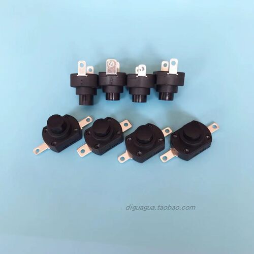 强光手电筒开关6A 10A 250V自锁复位按钮开关小型电饭盒贴片按键