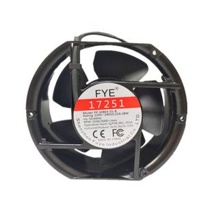 17251 大叶子 FYE 铜线FP-108EX-SI-B带线双滚珠风扇 17cm 220V
