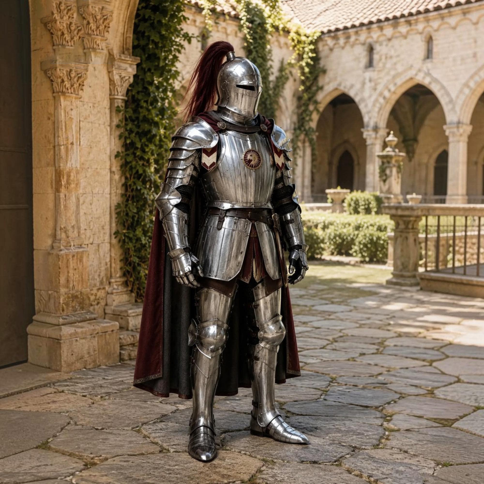 Armor手作中世纪骑士全身盔甲图片