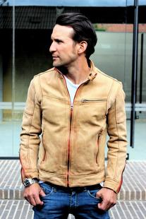 舒适皮革男士 美国代购 风格 手作复古时尚 机车皮衣 Jacket㊣