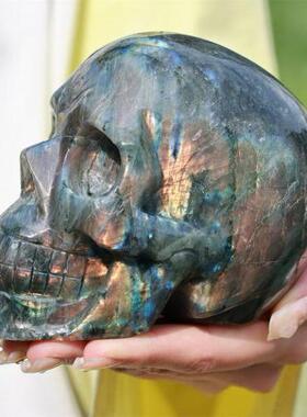 美国代购拉长石哥特装饰摆件