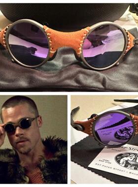 防紫外线紫色镜片太阳眼镜