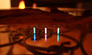 加拿大代购Parallel◇手作简约个性双杠环开口可调节纯银夜光戒指