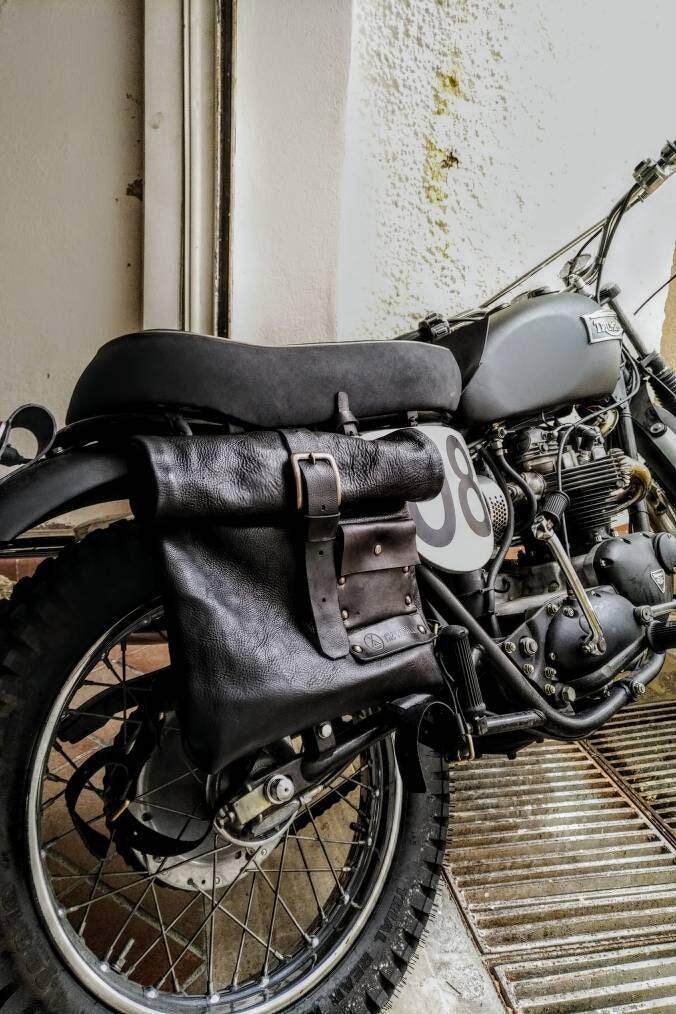Backpack㊣意大利代购 手作迷人卷顶摩托车包多用真皮双肩背包