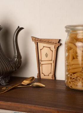 爱丽丝仙境微型迷你小门墙面装饰