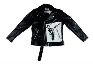 海外代购 Biker◇手作朋克摇滚手绘艺术腰带皮革定制机车夹克皮衣