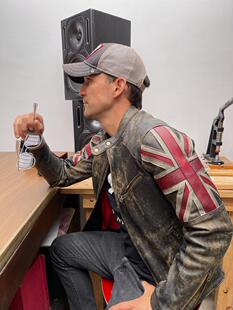 美国代购 手作仿旧小羊皮立领拉链沙漠赛车机车皮夹克 Jacket㊣