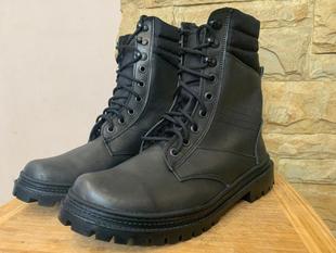 苏联90年代系带真皮布组合马丁靴 Boots㊣乌克兰代购 古着老式