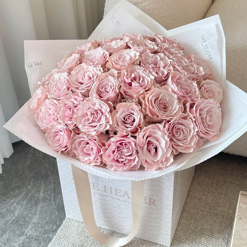 厄瓜多尔进口染色玫瑰金发美女