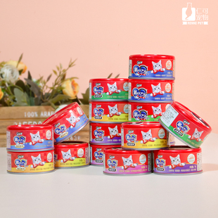 仁可宠物 泰产佳乐滋银勺猫罐头70g成猫浓汤零食罐国产24罐整箱